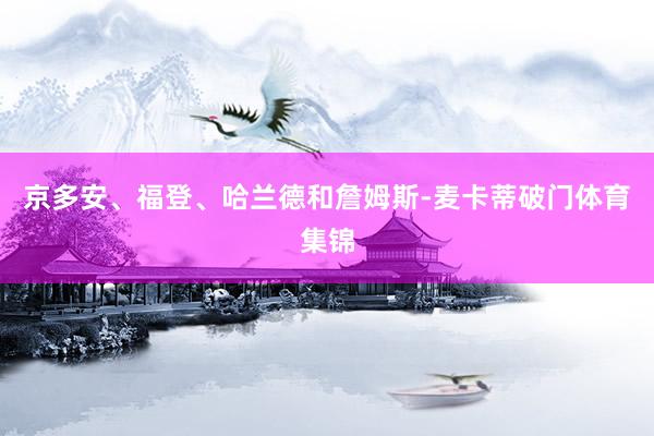 京多安、福登、哈兰德和詹姆斯-麦卡蒂破门体育集锦